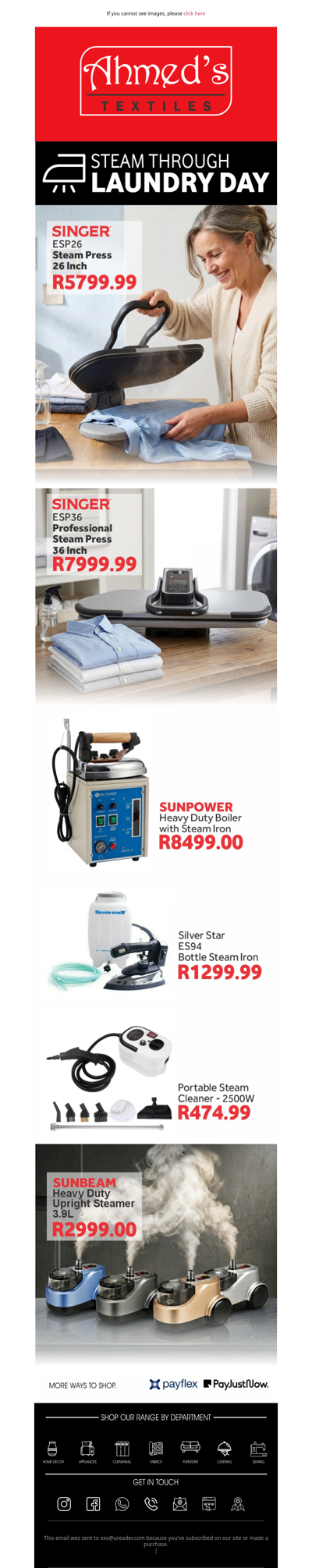 Steam Through Laundry Day