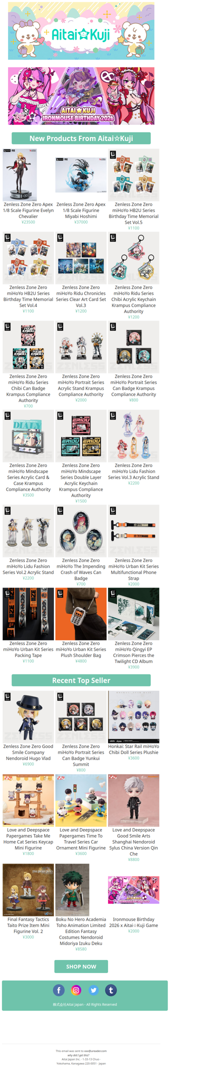 ⭐New Zenless Zone Zero Evelyn and Miyabi Figurines and more!