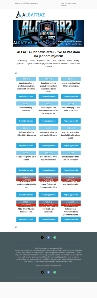 Automatic newsletter (15.01.2026.)
