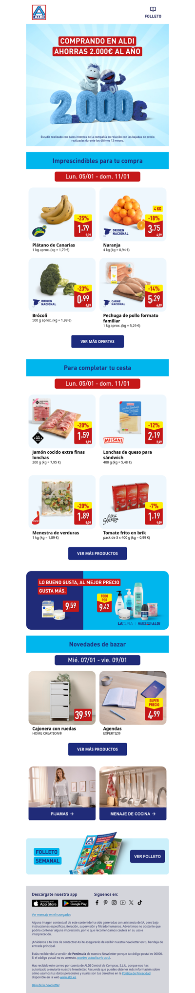 Ahorra hasta un 25% más esta semana 🛒