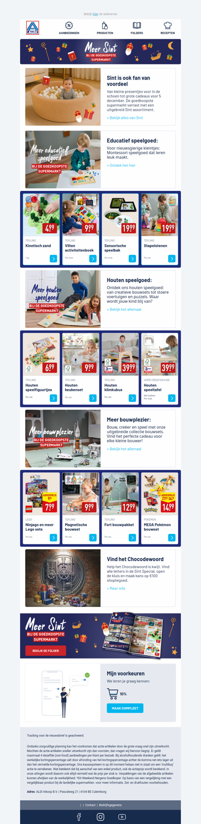 psst... Sint is ook fan van voordeel