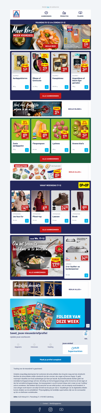 Meer Kerst, meer voordeel!