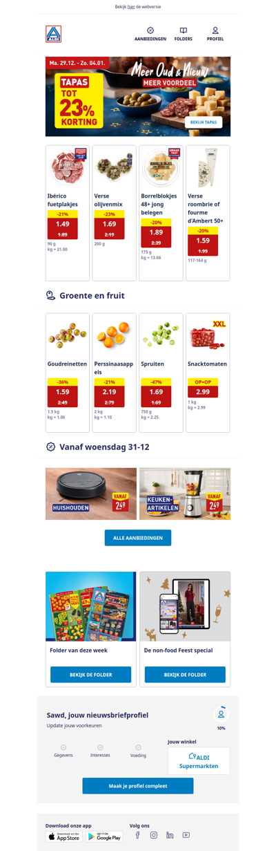 Bekijk de nieuwe aanbiedingen!