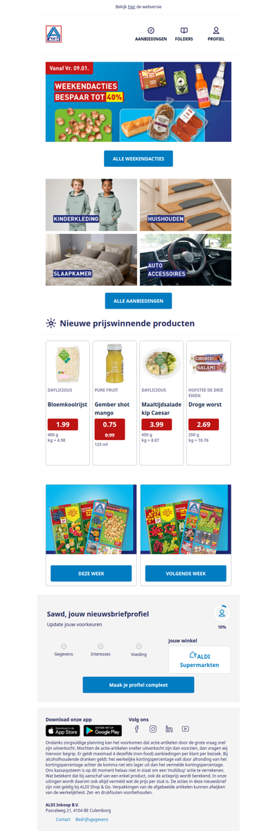 Weekendacties om voor door de sneeuw te gaan!