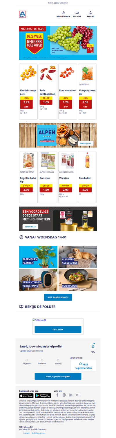 sawd, bespaar op je weekboodschappen!