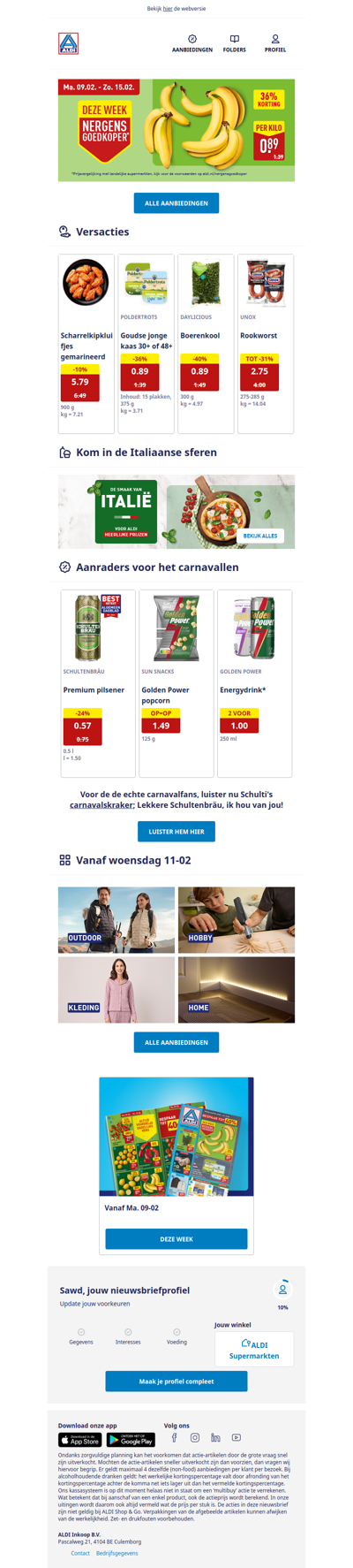 Deze week nergens goedkoper: bananen!