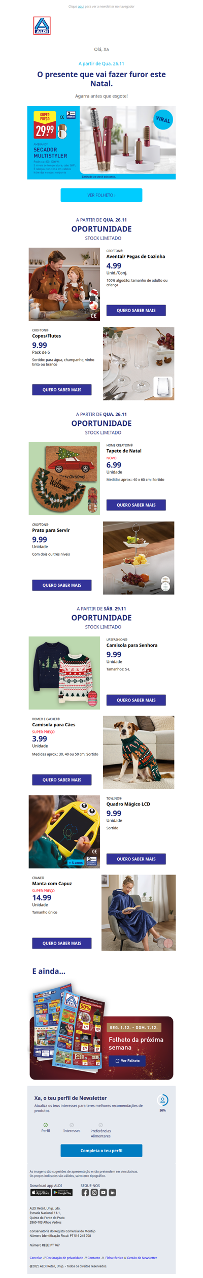 Xa, oferece o Secador Multistyler este Natal!