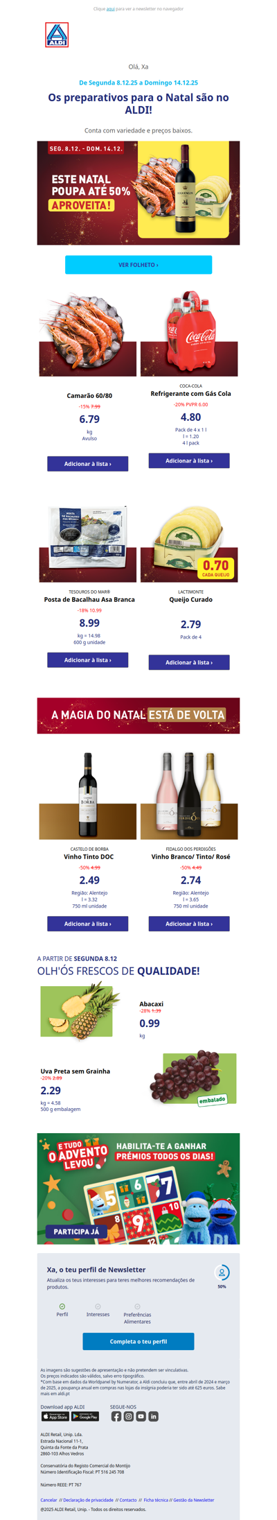 Xa, posta de Bacalhau só 8.99 ✨