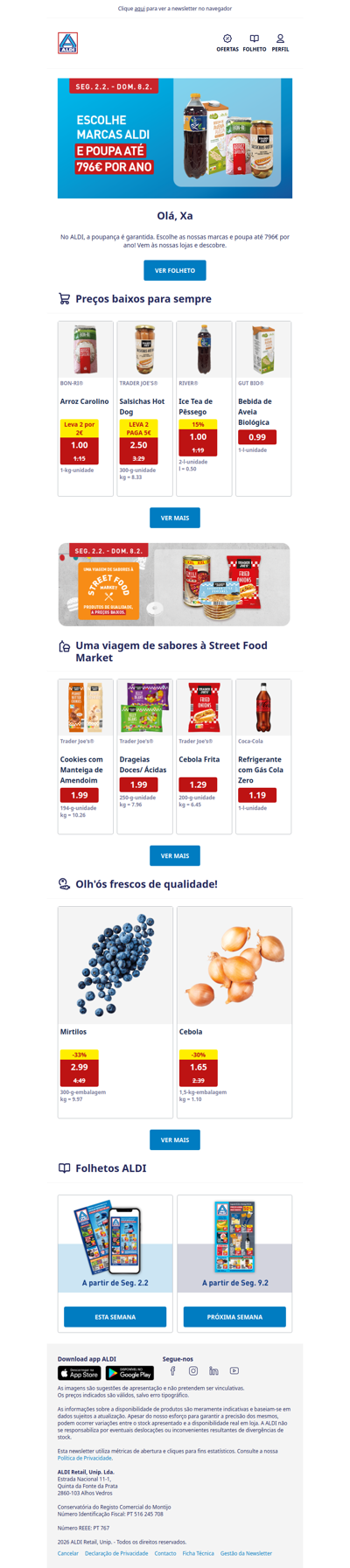 Xa, no ALDI, é muito fácil poupar!