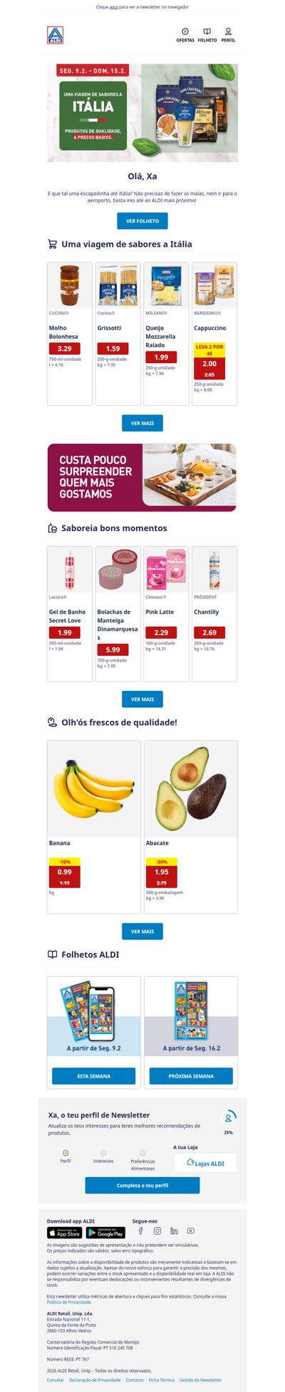 Xa, mangiamo? A Semana Italiana já chegou 🍝​