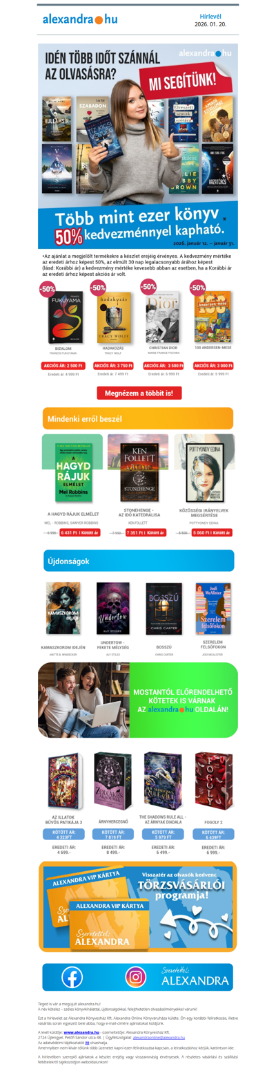 Idén több időt szánnál az olvasásra? 📖 Mi segítünk! 💝