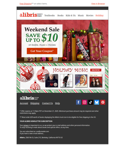 Save up to $10 through Sunday