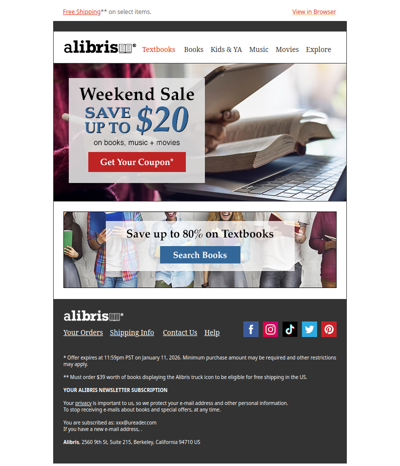 Weekend Sale | Up to $20 off through Sunday