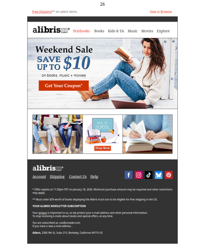 Save $10 through Sunday