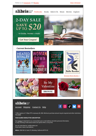 Starts Today | Save up to $20 for a limited time