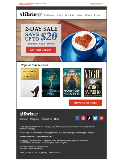 Limited-Time Offer | Save up to $20