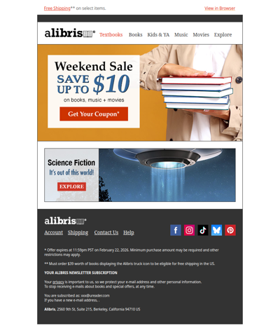 Save $10 through Sunday