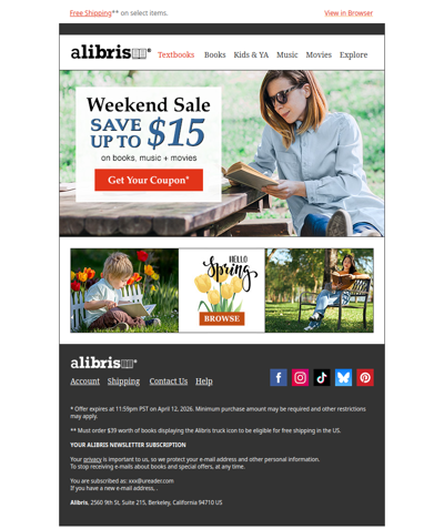 Weekend Sale | Save $15 through Sunday