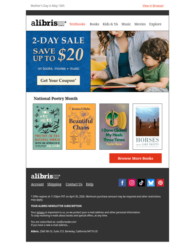 Save $20 | Limited-Time Offer