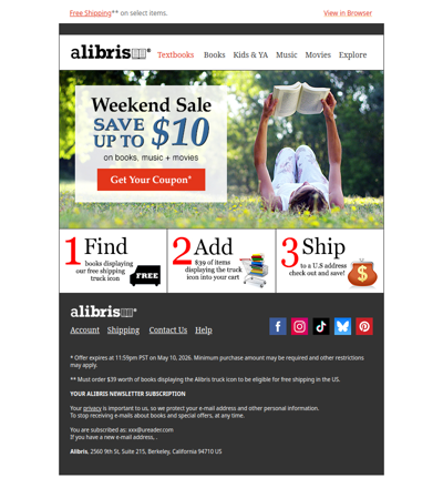 Weekend Sale | Save $10 through Sunday