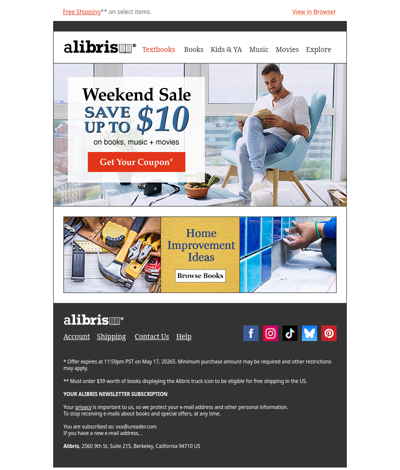 Save $10 through Sunday
