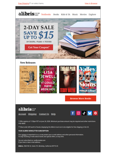 Save $15 | Limited-Time Offer