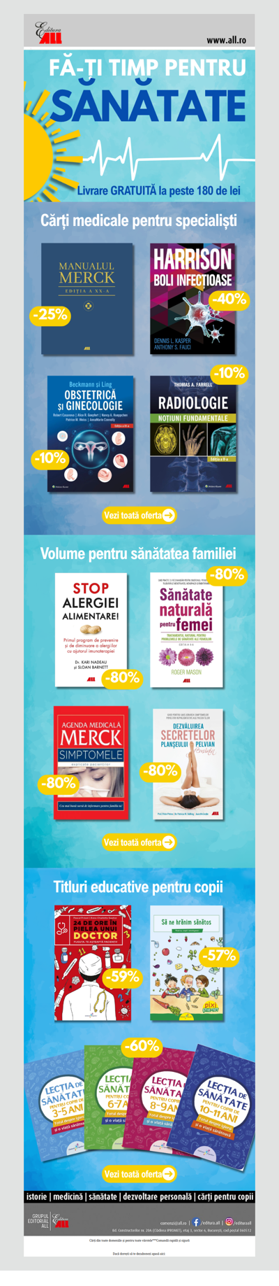 Pune SĂNĂTATEA pe lista de vară🩵