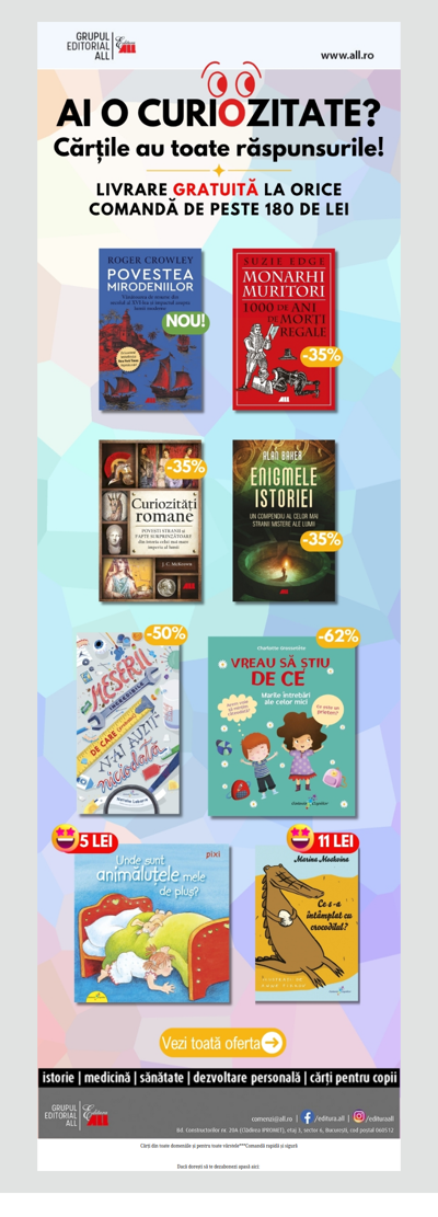 Cărți de curiozități de la numai 5 LEI 📚