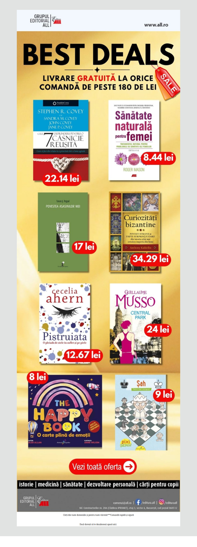 BEST DEALS: prețuri de la 8 lei🪄