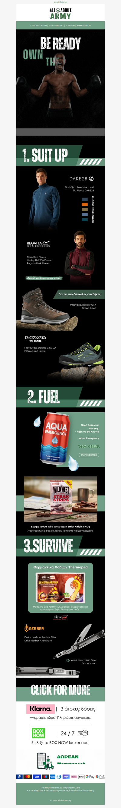 Equip. Survive. Dominate. 🛡️