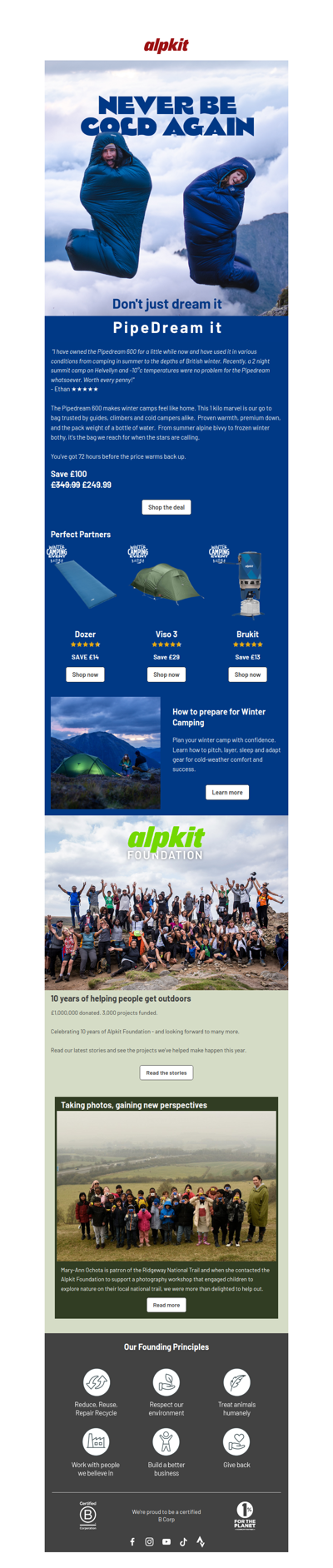 72 hours to stay warm all winter