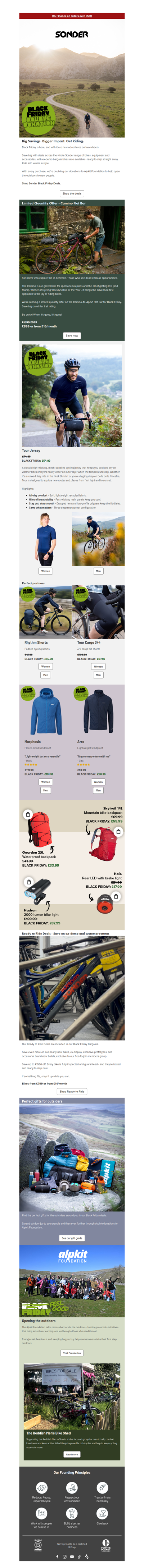 Sonder Bike Black Friday deals