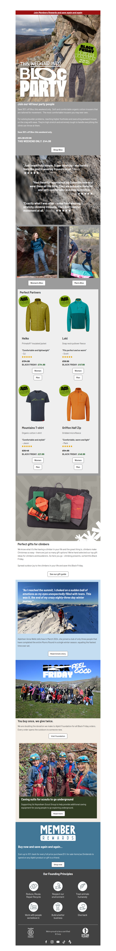 Black Friday Bloc Party - Save 30% on your feel good hit of winter