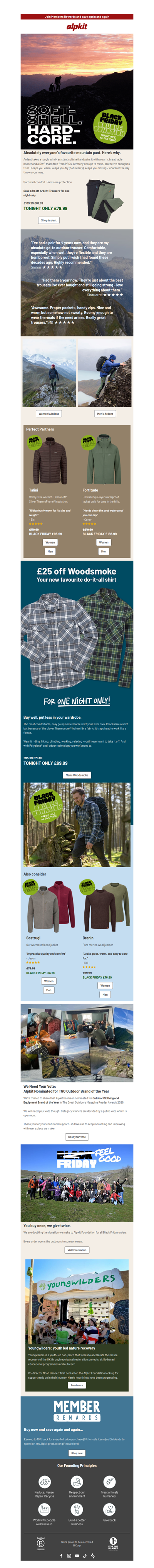 Soft Shell. Hard Core. Built For The Long Day Out.