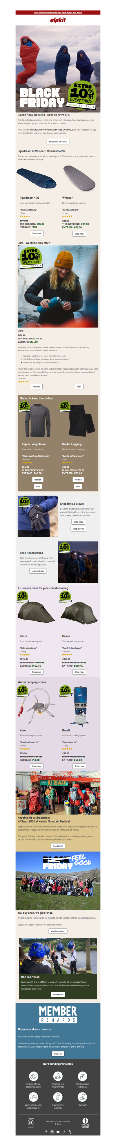 Black Friday is on - EXTRA10% off everything sitewide