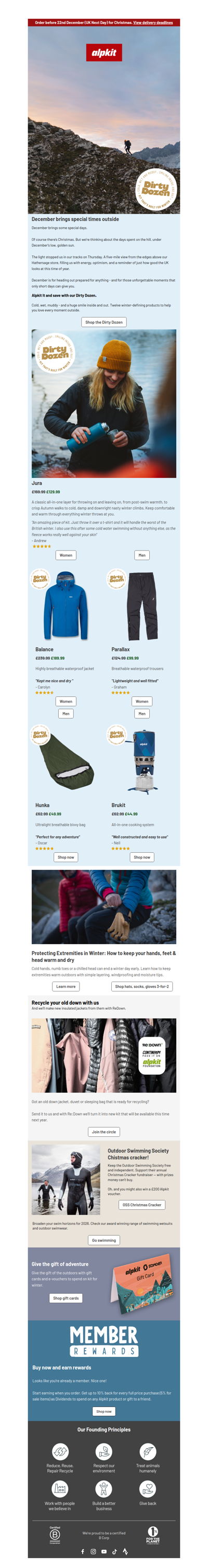 Low sun. Long views. December's best surprises are are outside.