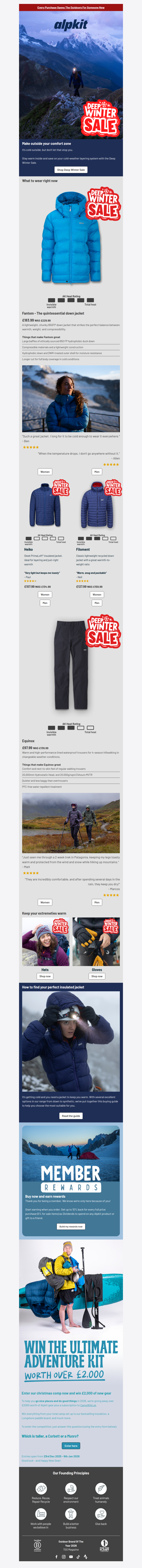 Cold snap savings on winter insulation