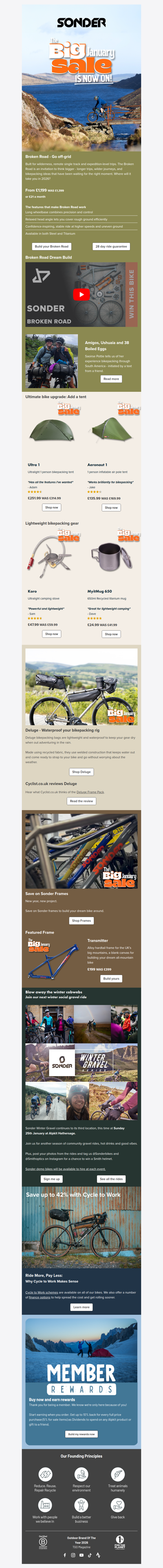 Big January Sale! Go off-grid.