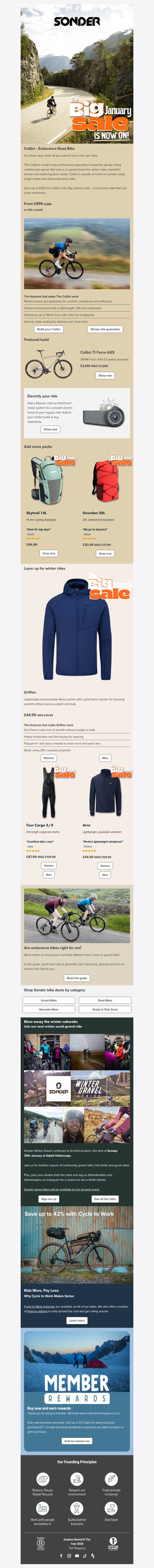 Big January Sale! Ride the most remote roads