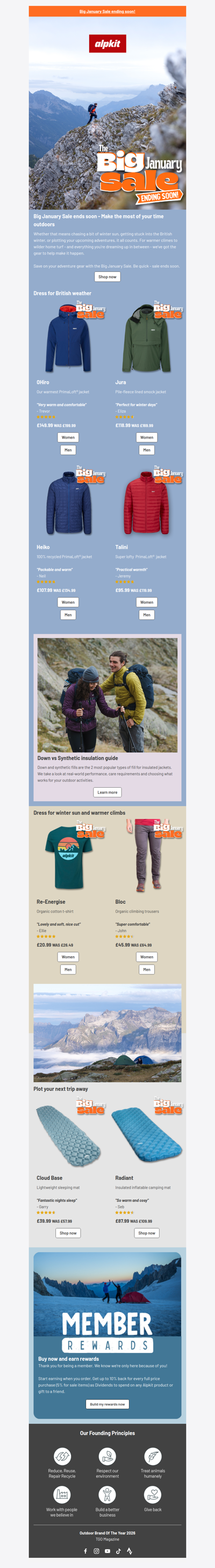 Big January Sale Ending Soon