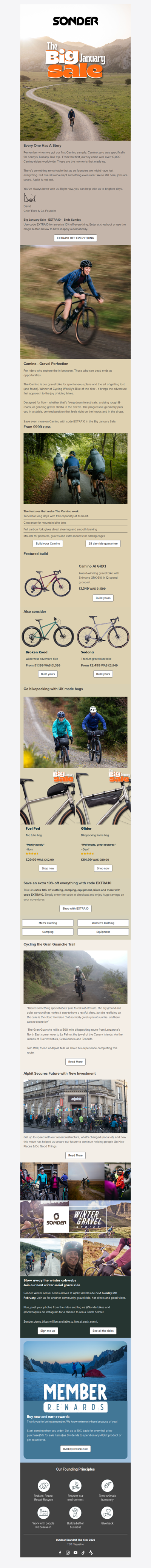 Take us to brighter days - EXTRA 10% off everything