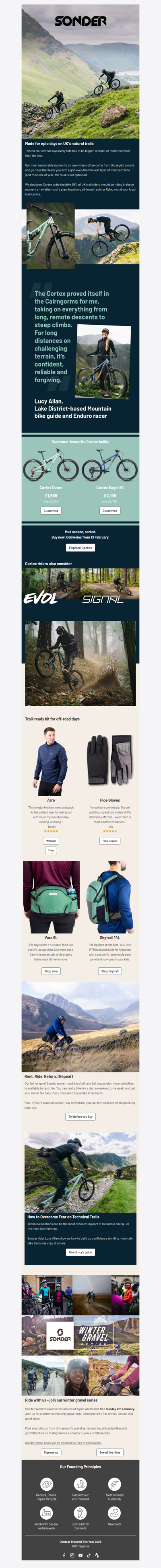 Made for epic days on UK's natural trails