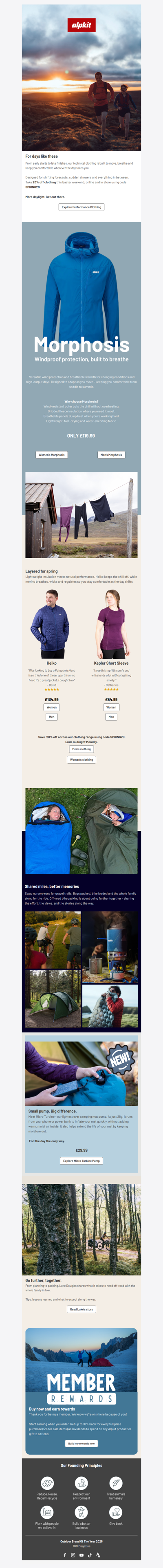 Made for movement. Ready for anything.