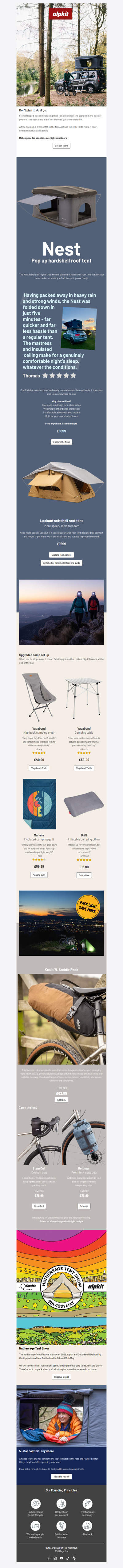 Don’t plan it. Just go.