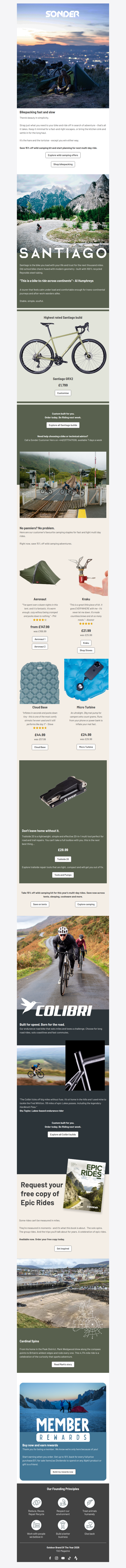 Bikepacking fast and slow