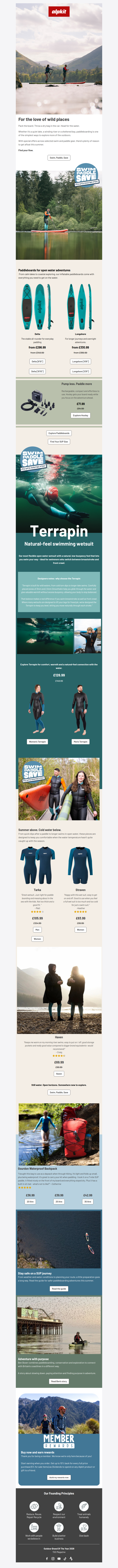 Open water adventures await