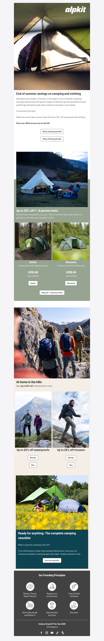 Summer at its best. Shop end of summer savings.