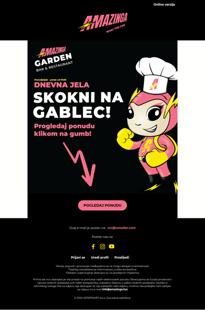 Skokni na gablec! 🍽️