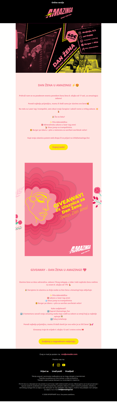 Proslavi dan žena u Amazingi🥳🥳