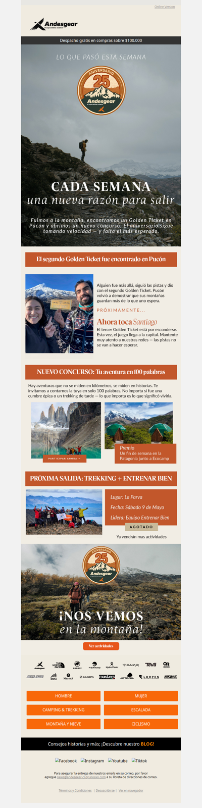 Aniversario 25: Lo que pasó, lo que viene y tu próxima aventura🏔️